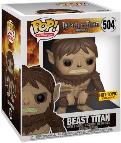 Figurine Funko Pop L'Attaque des Titans (SNK) #504 Titan Bête - 15 cm