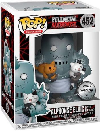 Figurine Funko Pop Fullmetal Alchemist #452 Alphonse Elric avec Chatons