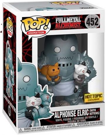 Figurine Funko Pop Fullmetal Alchemist #452 Alphonse Elric avec Chatons