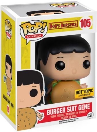 Figurine Funko Pop Bob's Burgers #105 Gene en Costume de Burger