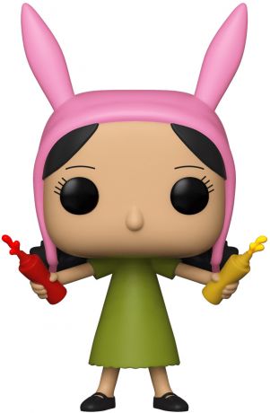 Figurine Funko Pop Bob's Burgers #414 Louise Belcher avec Ketchup et Moutarde