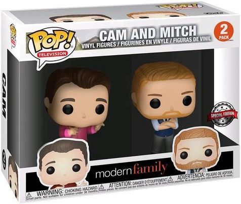 Figurine Funko Pop Modern Family Cam & Mitch - 2-Pack