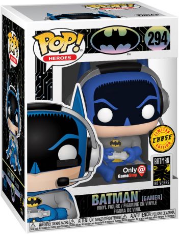 Figurine Funko Pop Batman [DC] #294 Batman (Gamer) [Chase]