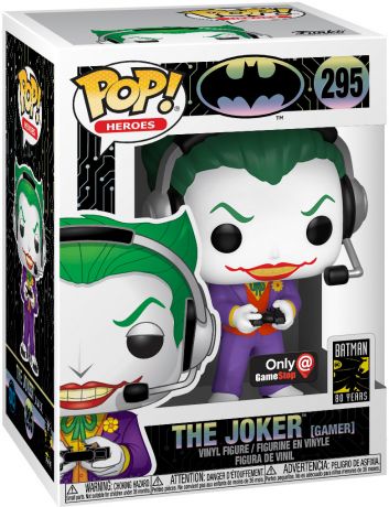 Figurine Funko Pop Batman [DC] #295 Le Joker (Gamer)