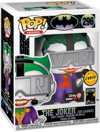 Figurine Funko Pop Batman [DC] #296 The Joker (Gamer) [Chase]