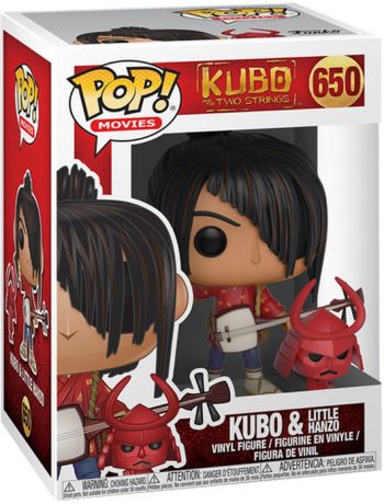 Figurine Funko Pop Kubo et l'Armure magique #650 Kubo & Petit Hanzo