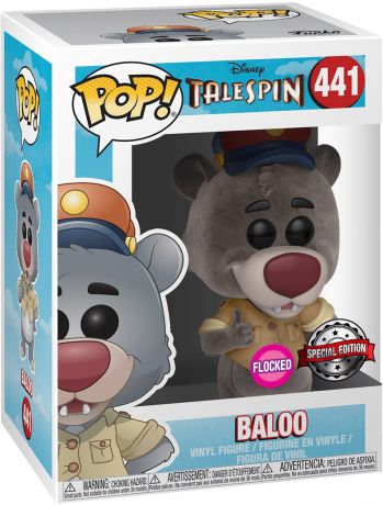 Figurine Funko Pop Super Baloo [Disney] #441 L'Ours Baloo - Floqué