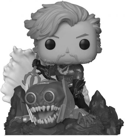 Figurine Funko Pop DC Super-Héros #254 Aquaman - Noir & Blanc