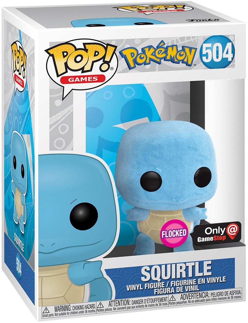 Figurine Pop Pokémon #504 pas cher : Carapuce - Floqué