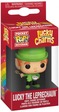 Figurine Funko Pop Icônes de Pub Lucky le Lutin - Porte-clés