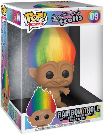 Figurine Funko Pop Les Trolls #09 Troll Arc-en-Ciel - 25 cm