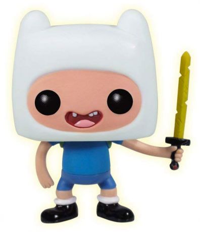 Figurine Funko Pop Adventure Time #32 Finn avec Epée - Brille dans le noir