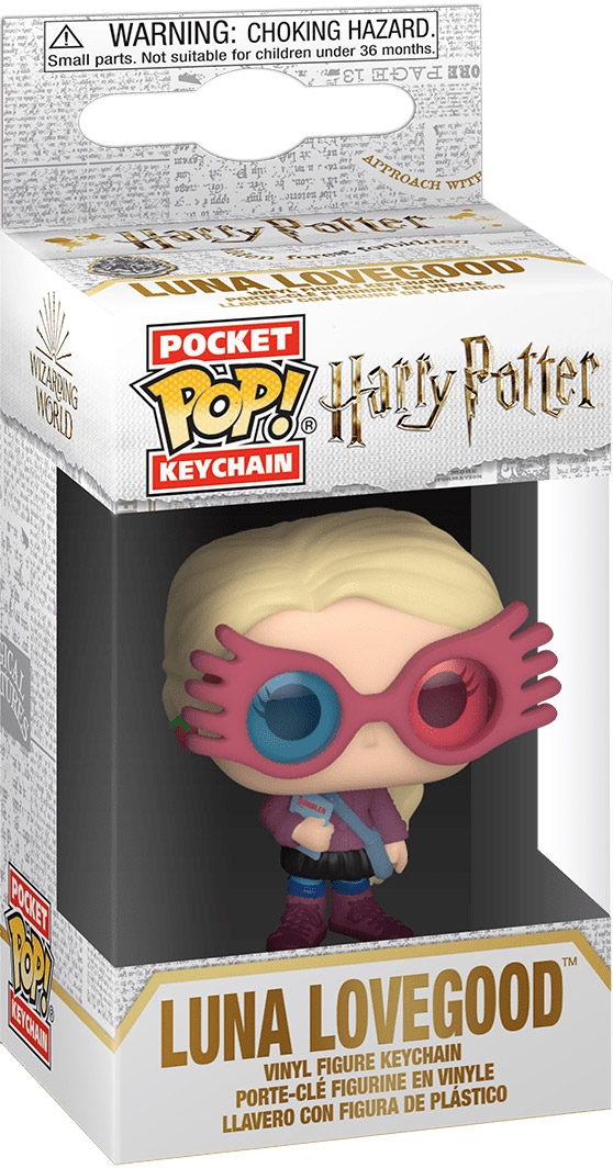 Figurine Pop Harry Potter pas cher : Luna Lovegood avec Lunettes -  Porte-clés