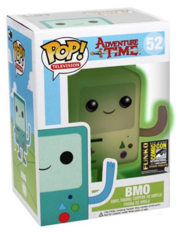 Figurine Funko Pop Adventure Time #52 BMO Blanc - Brille dans le noir