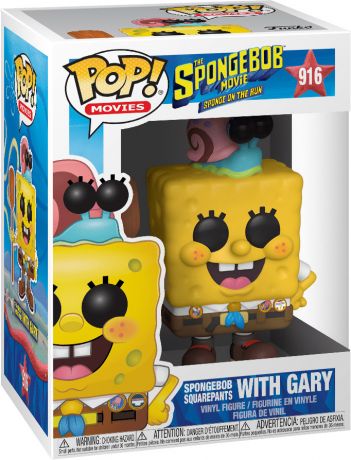 Figurine Funko Pop Bob l'Eponge #916 Bob l’Éponge avec Gary