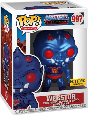 Figurine Funko Pop Les Maîtres de l'univers #997 Webstor - Métallique