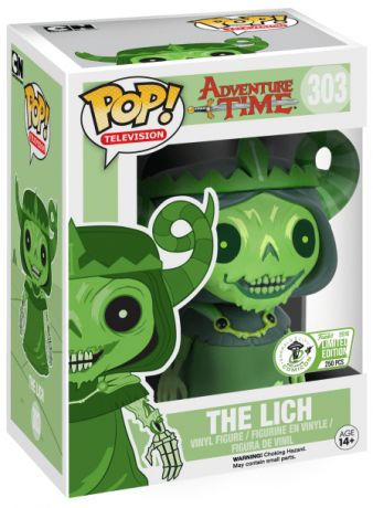 Figurine Funko Pop Adventure Time #303 Roi Liche - Vert