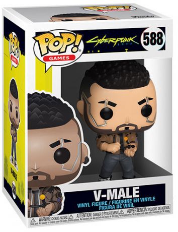 Figurine Funko Pop Cyberpunk 2077 #588 V-Male