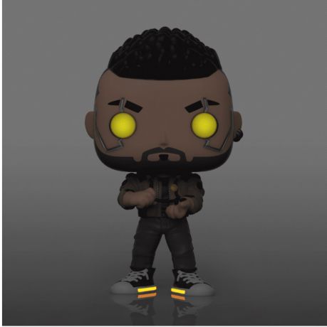 Figurine Funko Pop Cyberpunk 2077 #588 V-Male - Brillant dans le noir