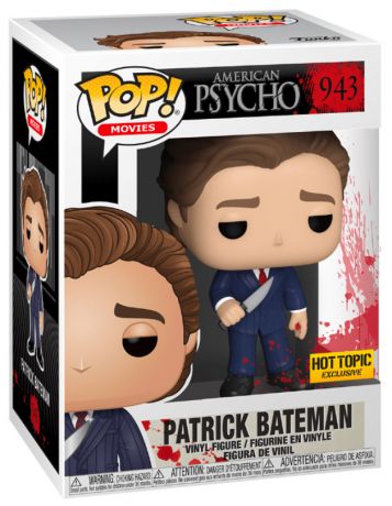 Figurine Funko Pop American Psycho #943 Patrick Bateman en Costume avec Couteau