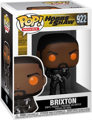 Figurine Funko Pop Fast and Furious #922 Brixton avec Yeux Oranges