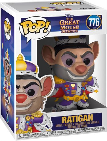 Figurine Funko Pop Basil, détective privé [Disney] #776 Ratigan