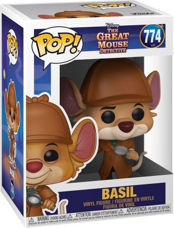 Figurine Funko Pop Basil, détective privé [Disney] #774 Basil