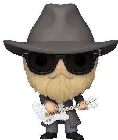 Figurine Funko Pop ZZ Top #165 Dusty Hill - Floqué