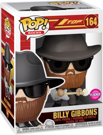 Figurine Funko Pop ZZ Top #164 Billy Gibbons - Floqué