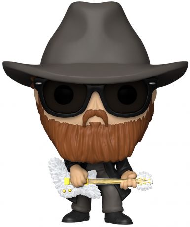 Figurine Funko Pop ZZ Top #164 Billy Gibbons - Floqué