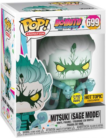 Figurine Funko Pop Boruto: Naruto Next Generations #699 Mitsuki (Mode Ermite) - Brillant dans le noir