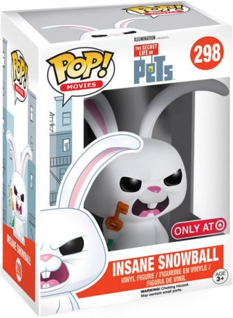 Figurine Funko Pop Comme des bêtes #298 Snowball Fou