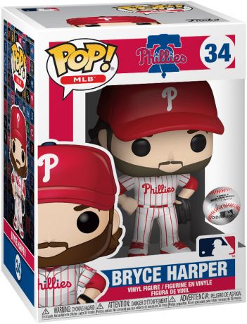 Figurine Funko Pop MLB : Ligue Majeure de Baseball #34 Bryce Harper