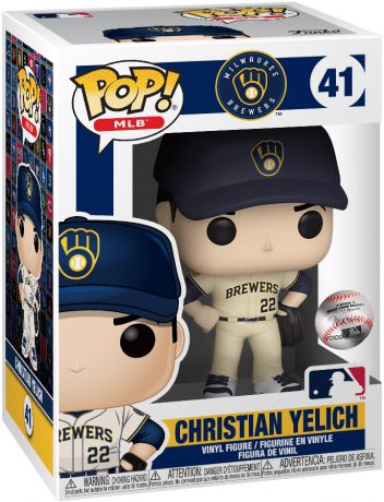Figurine Funko Pop MLB : Ligue Majeure de Baseball #41 Christian Yelich