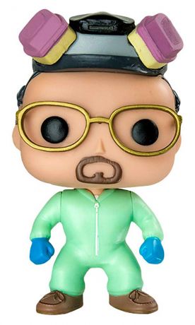 Figurine Funko Pop Breaking Bad #160 Walter White - Combinaison Hazmat Verte