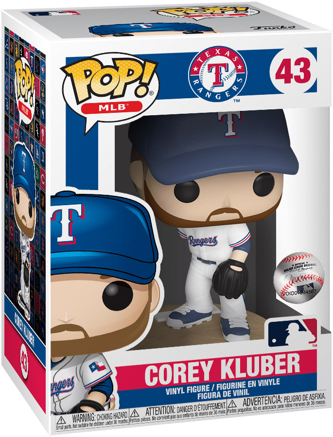 Figurine Pop MLB Ligue Majeure de Baseball 43 pas cher Corey Kluber
