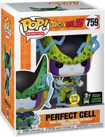 Figurine Funko Pop Dragon Ball Z #759 Perfect Cell - Brillant dans le noir