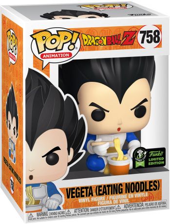 Figurine Funko Pop Dragon Ball Z #758 Vegeta (Mangeant des Nouilles)