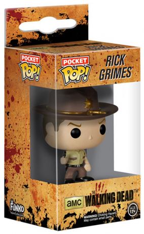 Figurine Funko Pop The Walking Dead Rick Grimes - Porte-clés