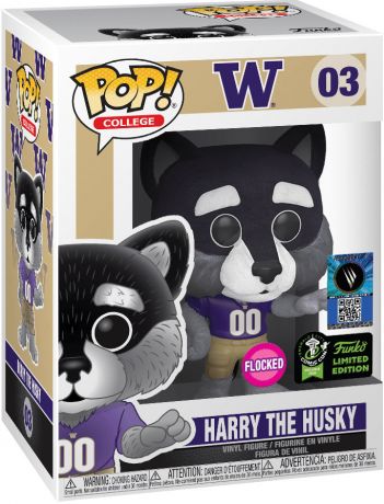 Figurine Funko Pop Mascottes Universitaires #03 Harry le Husky - Floqué