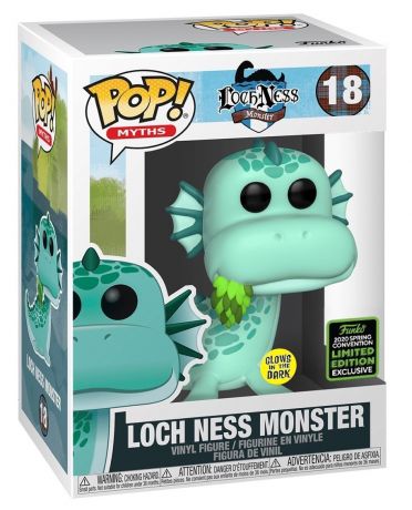 Figurine Funko Pop Mythes et Légendes #18 Monstre du Loch Ness - Brillant dans le noir