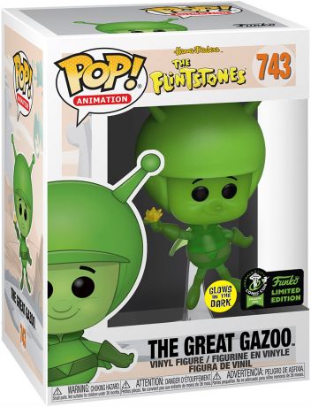 Figurine Funko Pop Hanna-Barbera #743 Gazoo (Les Pierrafeu) - Brillant dans le noir