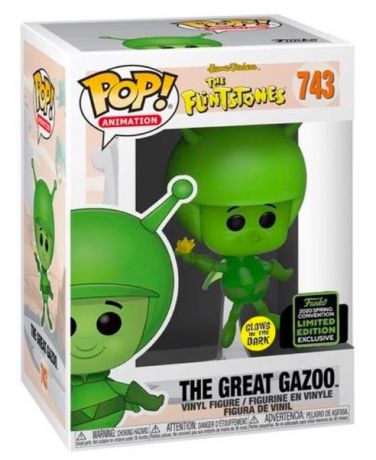 Figurine Funko Pop Hanna-Barbera #743 Gazoo (Les Pierrafeu) - Brillant dans le noir