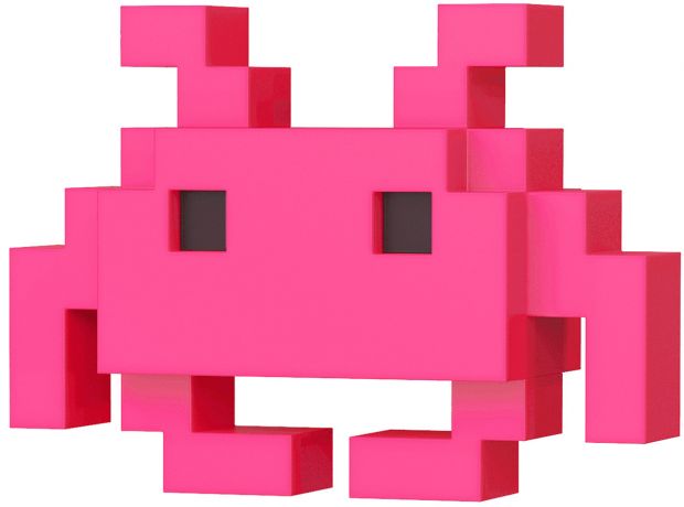 Figurine Funko Pop Space Invaders #33 Medium Invader Rose - 8-bit