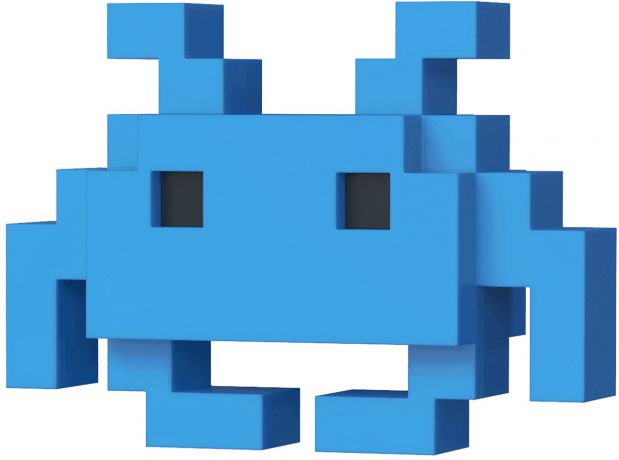 Figurine Funko Pop Space Invaders #33 Medium Invader Bleu - 8-bit