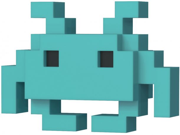 Figurine Funko Pop Space Invaders #33 Medium Invader Turquoise - 8-bit