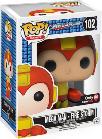 Figurine Funko Pop Mega Man #102 Mega man - Fire Storm