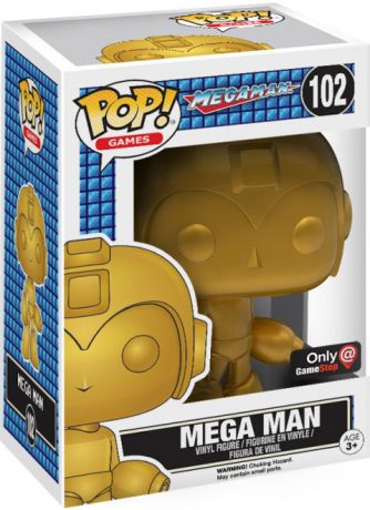Figurine Funko Pop Mega Man #102 Mega man - Or