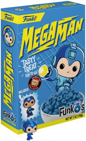 Figurine Funko Pop Mega Man Megaman FunkO's - Céréales & Pocket