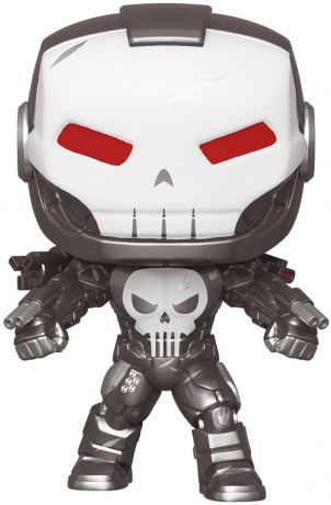 Figurine Funko Pop Marvel Comics #623 Punisher War Machine - Métallique